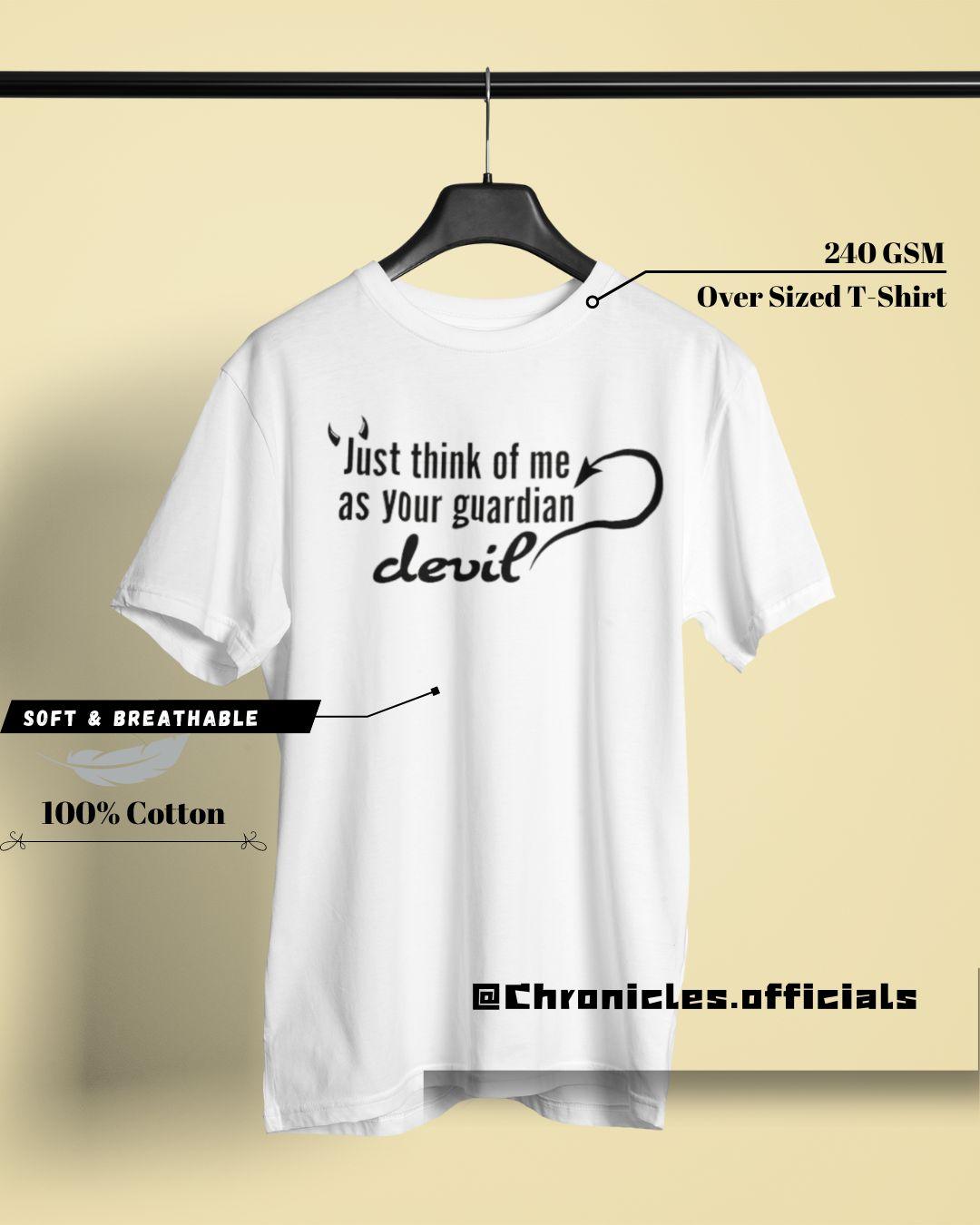 The "Devils" Guardian | Lucifer | Oversized T-Shirt - CHRONICLES