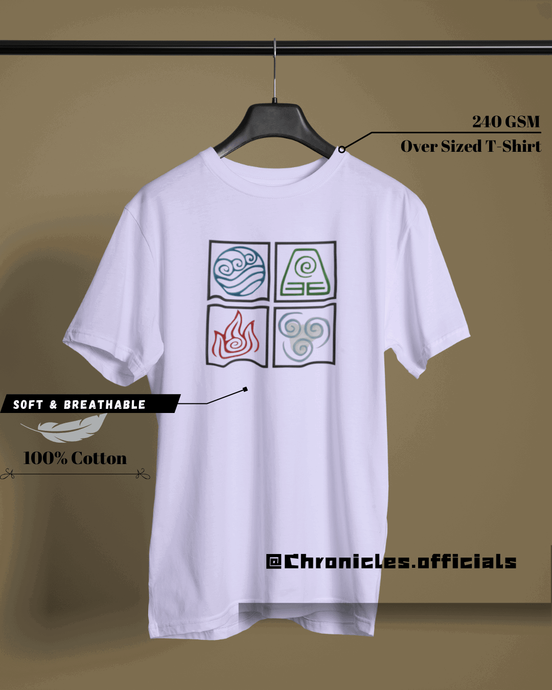 The Elements of Life | Oversized T-Shirt | AVATAR - CHRONICLES