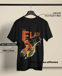 The Flash Comic Art | Oversized T-Shirt | DC Official - CHRONICLES
