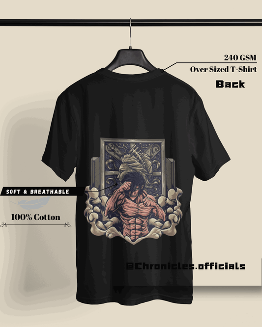 The Founding Titan Concept Art | Oversized T-Shirt | Attack On Titan - CHRONICLES