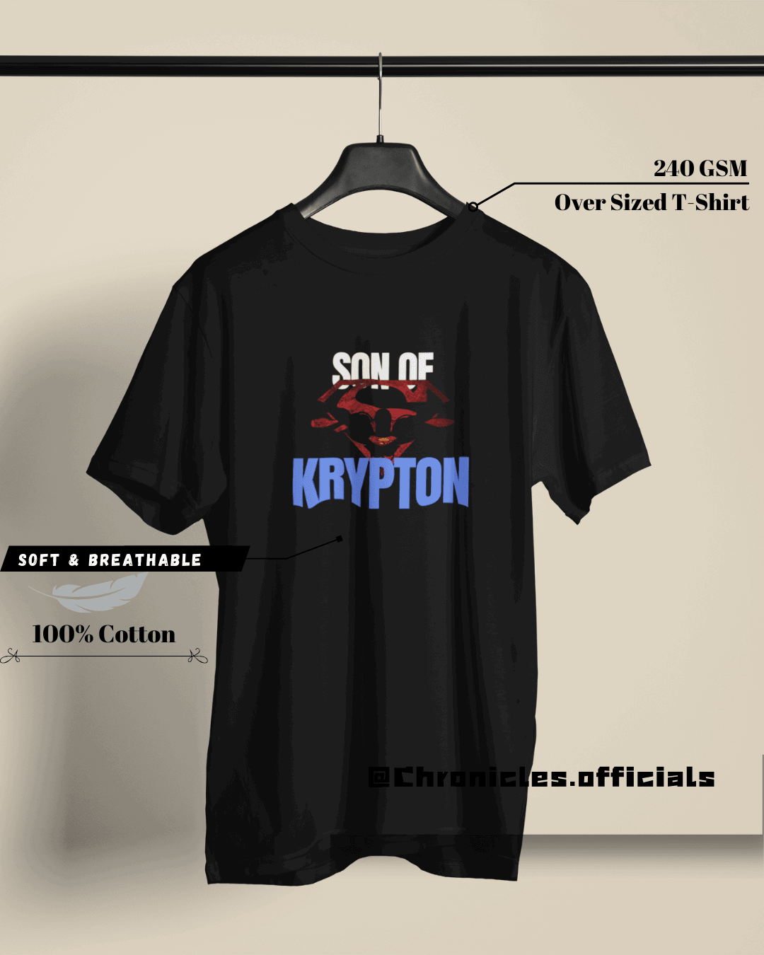 The Kryptonian Son | Oversized T-Shirt | DC Official - CHRONICLES
