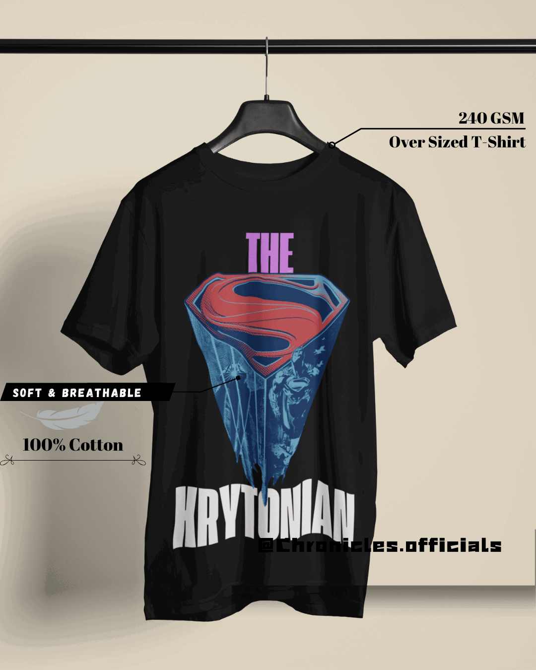 The Kryptonian Son| Oversized T-Shirt | DC Official - CHRONICLES