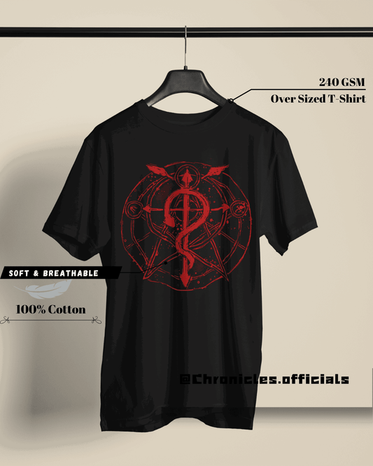 The Markings | Oversized T-Shirt | Full Metal Alchemist - CHRONICLES