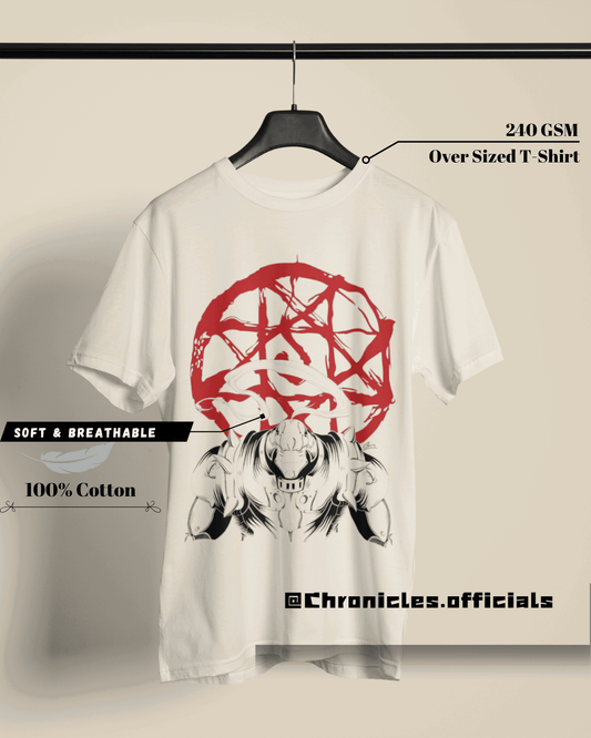 The Markings of FMA | Oversized T-Shirt | Full Metal Alchemist - CHRONICLES