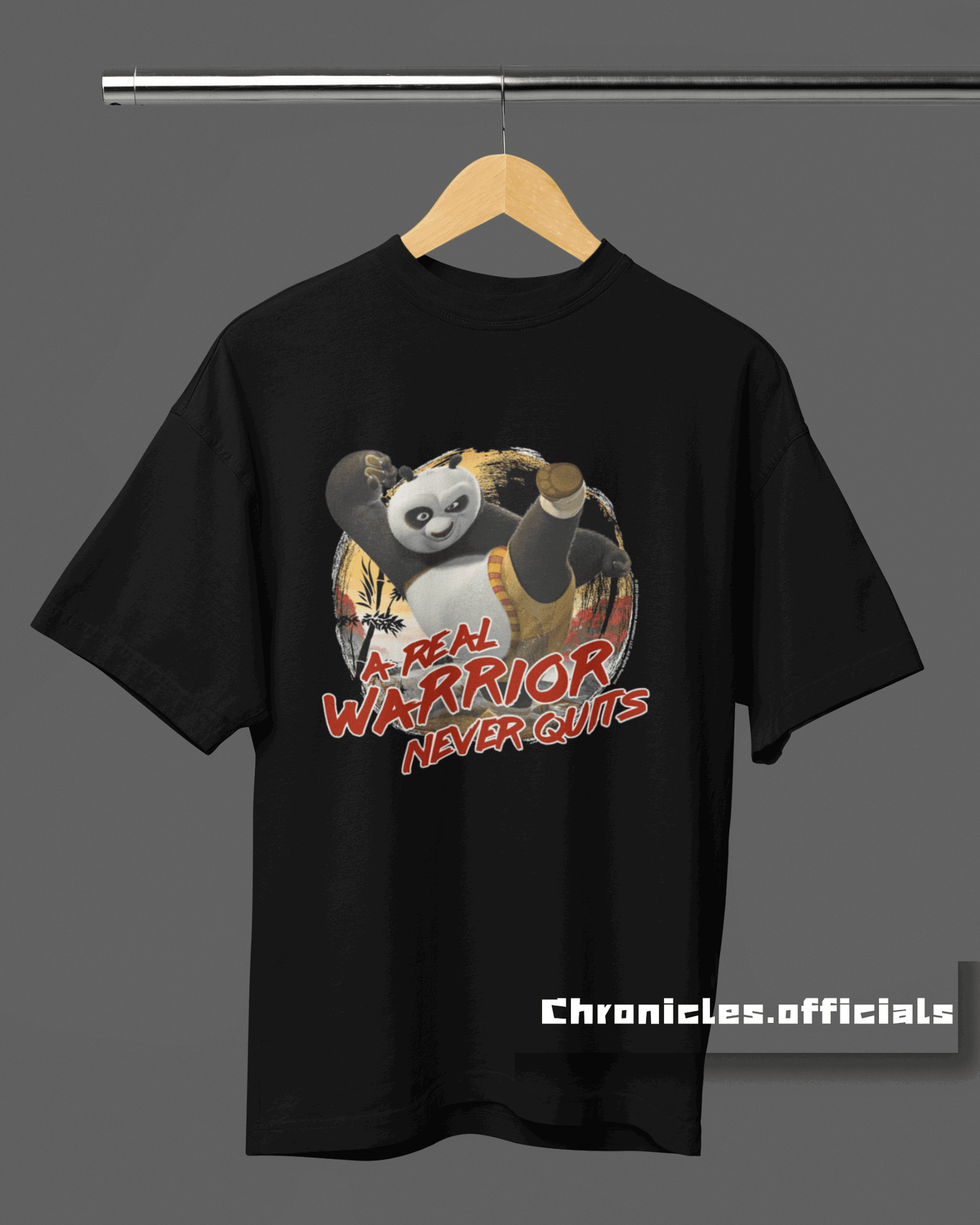 The Real Warrior | Oversized T-Shirt | Kung Fu Panda - CHRONICLES