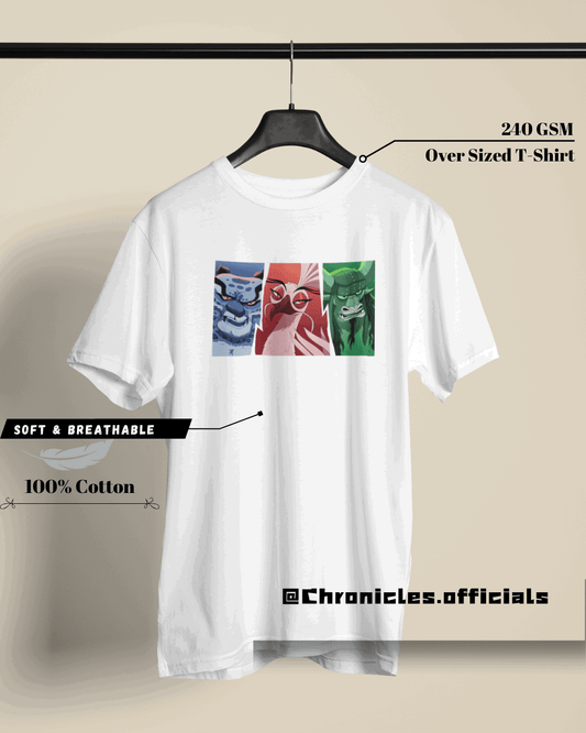 The Three Anti Heroes (Kung Fu Panda) | Oversized T-Shirt | Kung Fu Panda - CHRONICLES