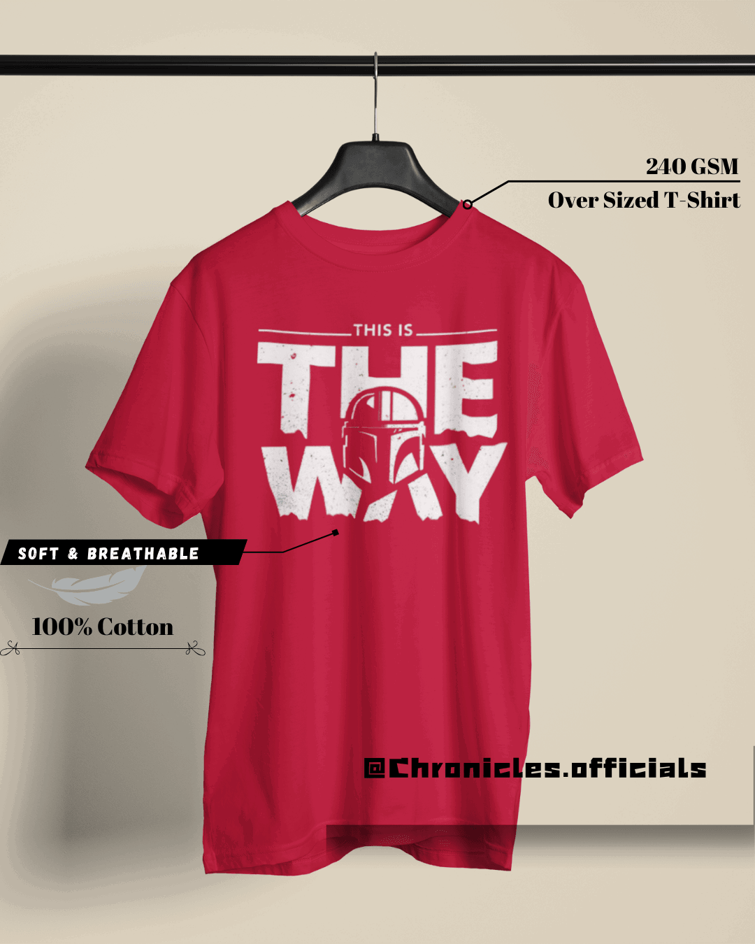 The Way (Star Wars) | Oversized T-Shirt | Star Wars - CHRONICLES