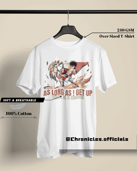 There is Always a Chance | Oversized T-Shirt | Hajime No Ippo - CHRONICLES