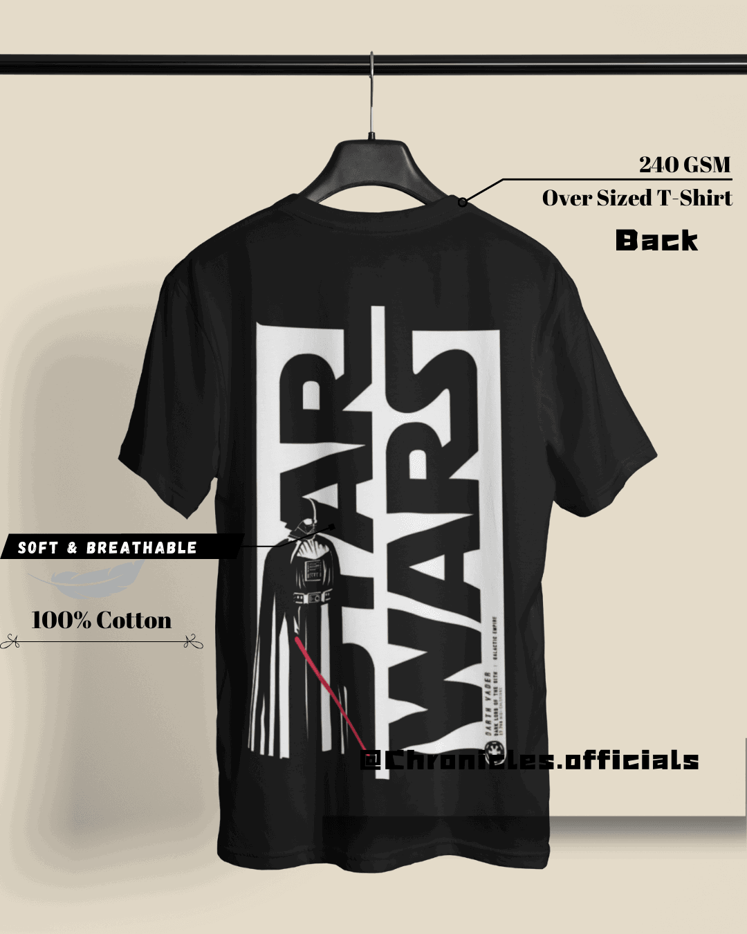 This is the way (Star Wars) - Double Side Print | Oversized T-Shirt | Star Wars - CHRONICLES