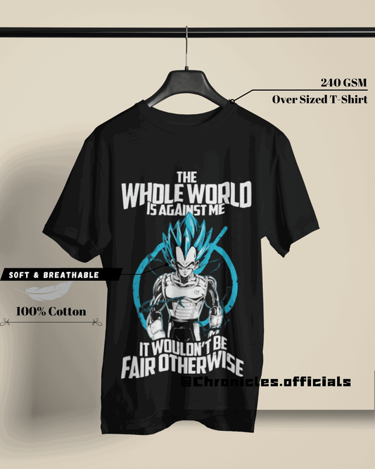 Vegeta (I want you in Gym NOW) | Oversized T-Shirt | DBZ - CHRONICLES