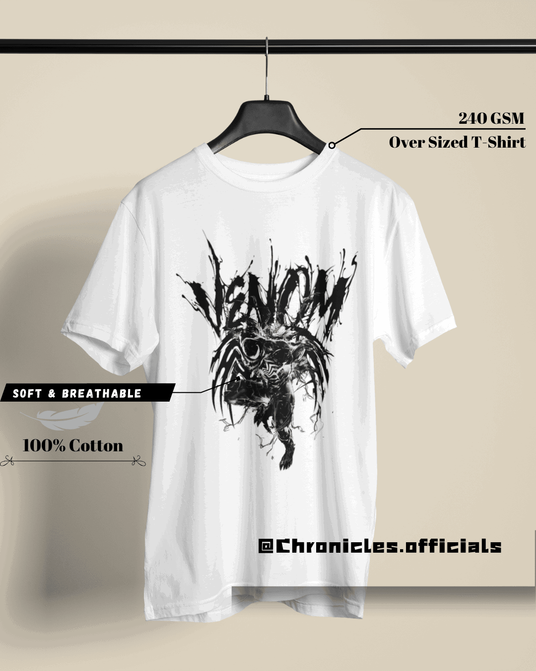 Venom Symbiotically loved | Oversized T-Shirt | Marvel - CHRONICLES