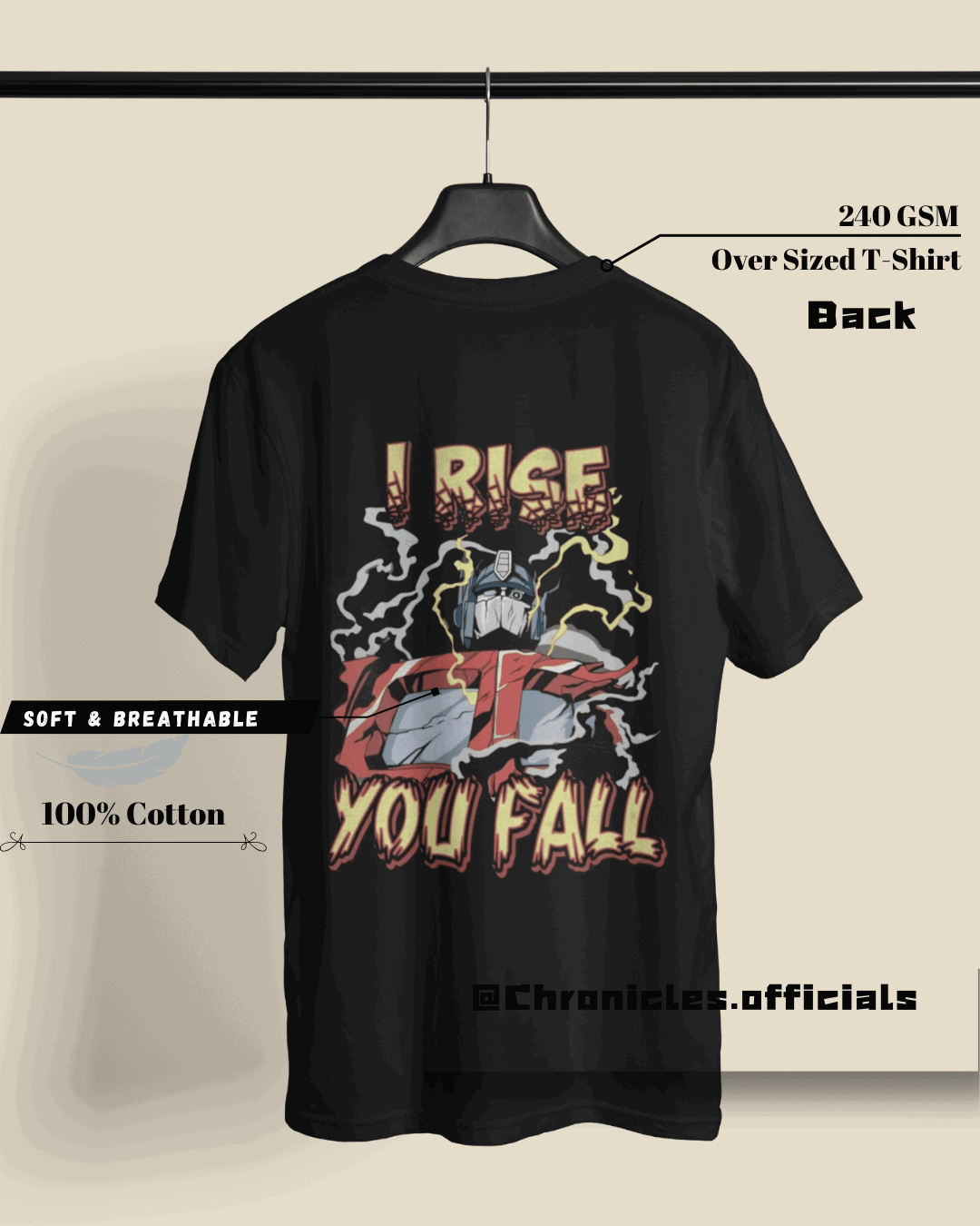 Victory Over Decepticons (Transformers) | Oversized T-Shirt | Transformer - CHRONICLES
