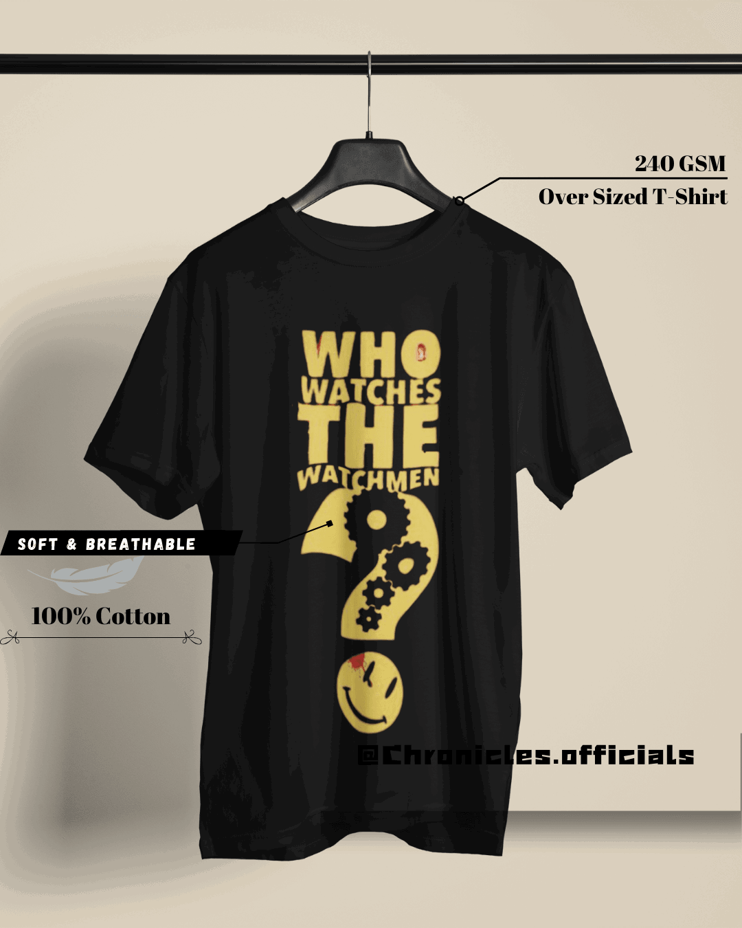 Watchmen | Oversized T-Shirt | DC Official - CHRONICLES