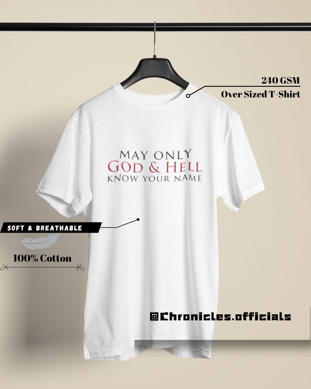 Who Knows My Name  | Oversized T-Shirt | Lucifer - CHRONICLES