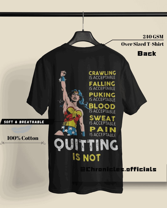 Wonder Woman Double side print | Oversized T-Shirt | DC Official - CHRONICLES