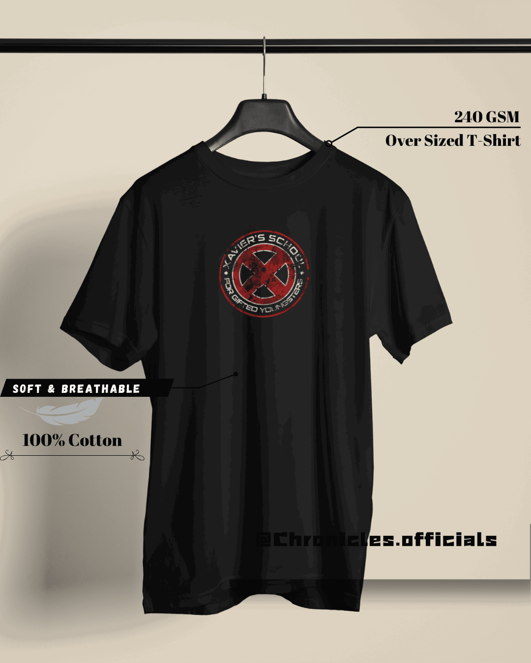 Xaviers school for gifted youngsters | Oversized T-Shirt | Marvel - CHRONICLES