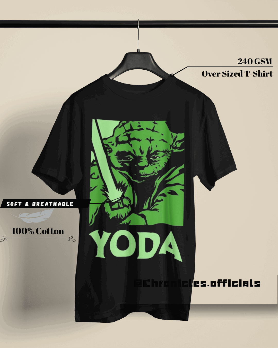 YOda (Star Wars) | Oversized T-Shirt | Star Wars - CHRONICLES
