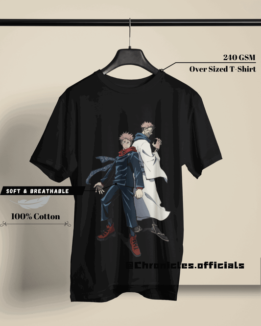 Yuji - The Two Sides of Me | Oversized T-Shirt | Jujutsu Kaisen - CHRONICLES