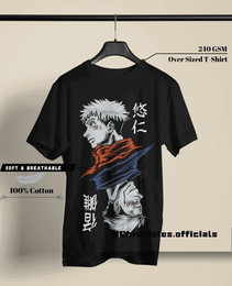 Yuji and Sukuna - Two Faces of a same coin | Oversized T-Shirt | Jujutsu Kaisen - CHRONICLES