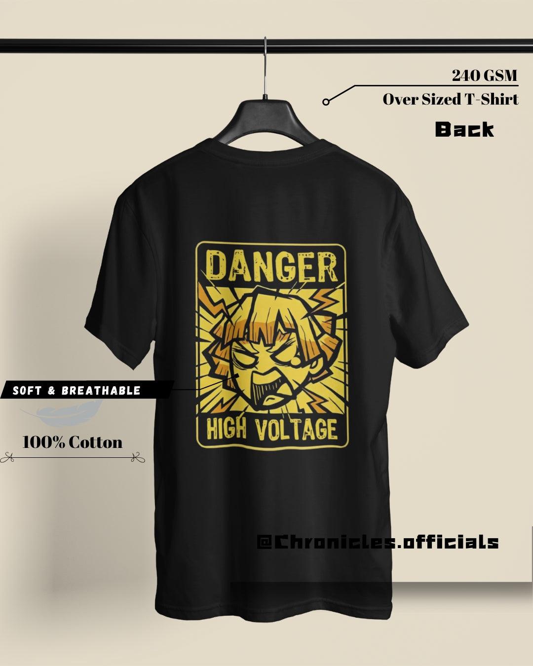 ZENITSU Thunder Breathing "Front and Back Print" | Oversized T-Shirt | Demon Slayer - CHRONICLES