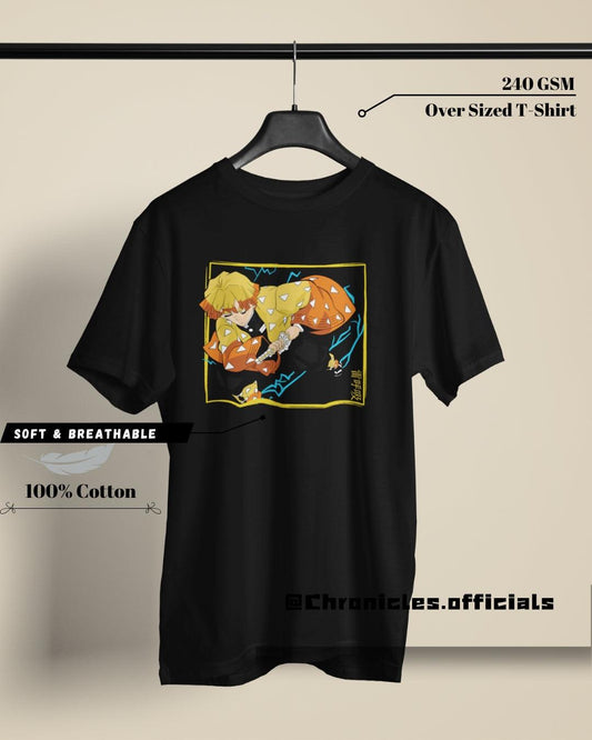 ZENITSU "Thunder Hashira" | Oversized T-Shirt | Demon Slayer - CHRONICLES