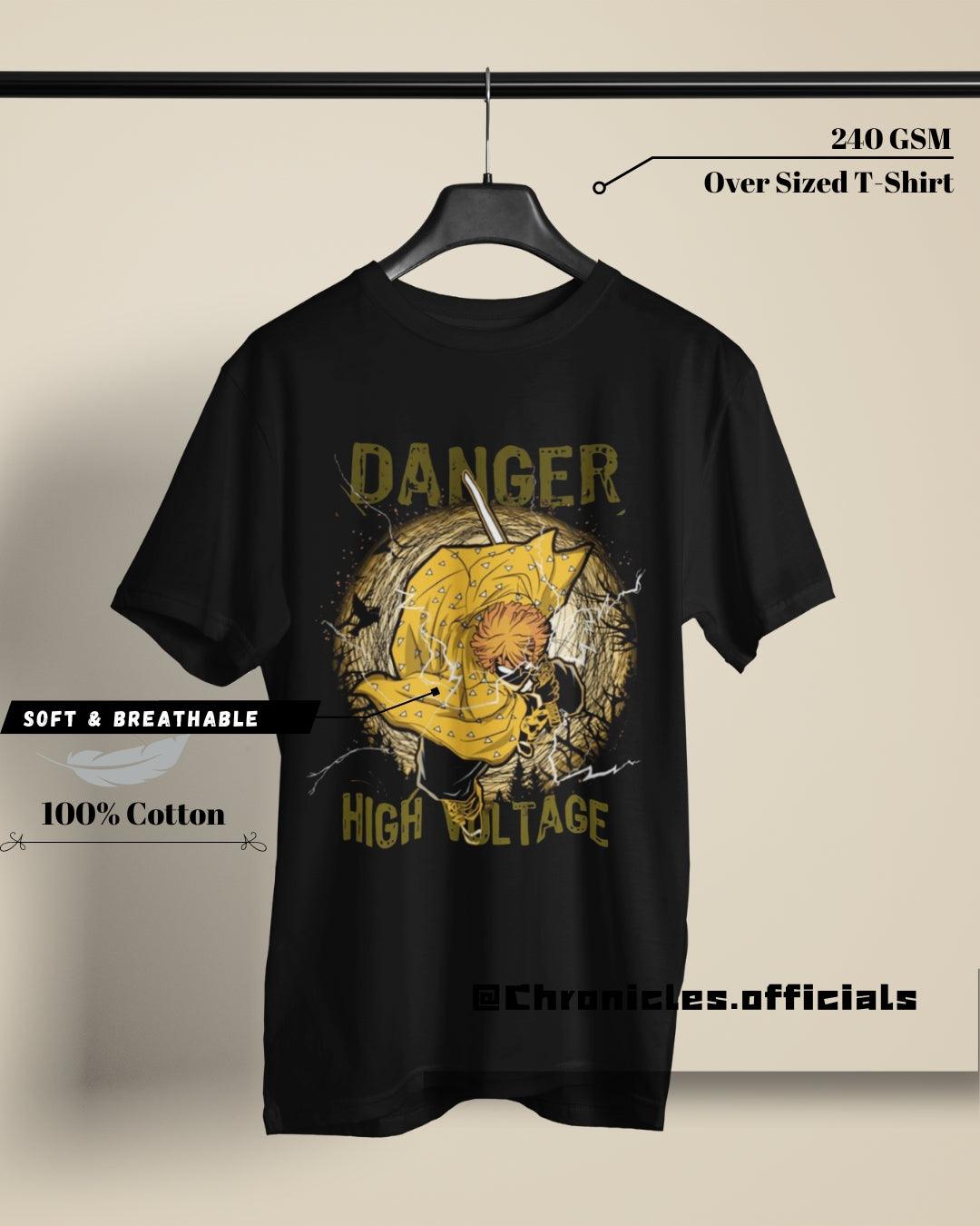 Zenitsu "Thunder Breathing Form 1"| Oversized T-Shirt | Demon Slayer - CHRONICLES